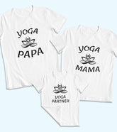 Yoga_Family Unisex Half Sleeve T-Shirts (Pack of 3)